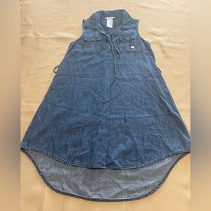 Bebe Sleeveless‎ Blue Denim Dress for Kids